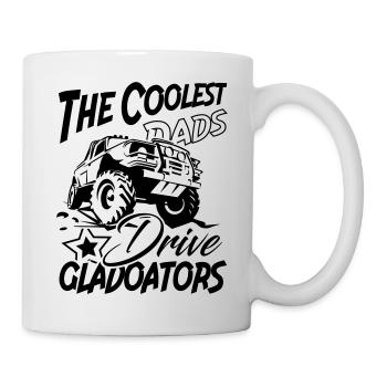 The Coolest Dads Drive Gladoators - Mug - white - Right