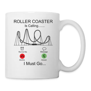 Roller Coaster Phone Display - Mug - white - Right