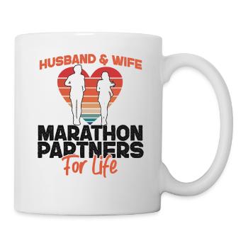 Running Runner Half Marathon - Mug - white - Right