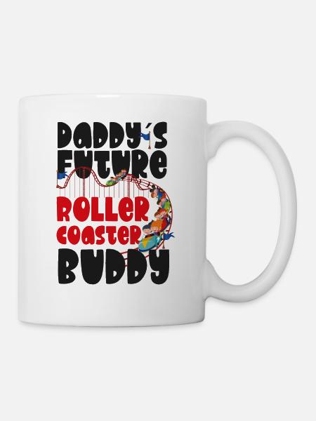 Roller Coaster Toddler Daddy's - Tasse - Weiß