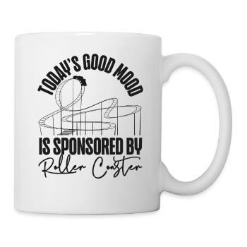 Roller Coaster Today's Good Mood - Tasse - Weiß - Rechts