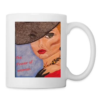 The power of Women by Vasilka Delova - Tasse - Weiß - Rechts