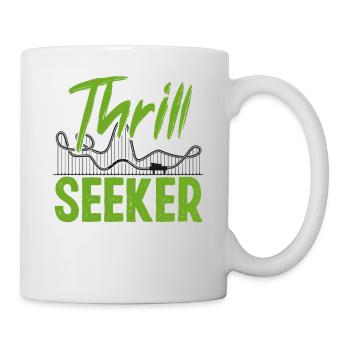 Montagnes russes Thrill Seeker - Mug blanc - blanc - Droite