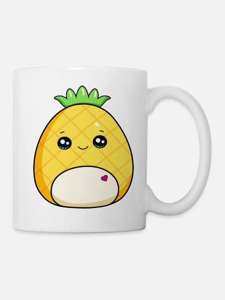 Squishmallows - Mignon bébé ananas - Mug blanc - blanc