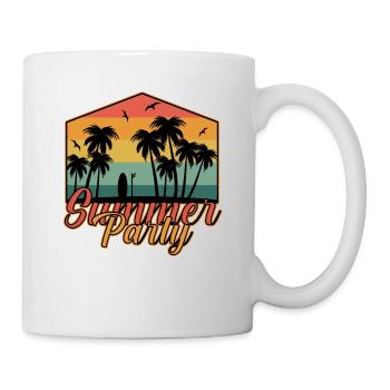 Summer Party Summer Holiday Sun Beach - Mug - white - Right