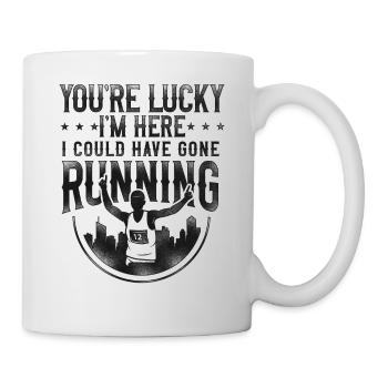 Running Runner Half Marathon - Mug - white - Right