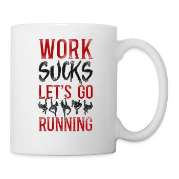 Running Runner Half Marathon - Tasse - Weiß - Rechts