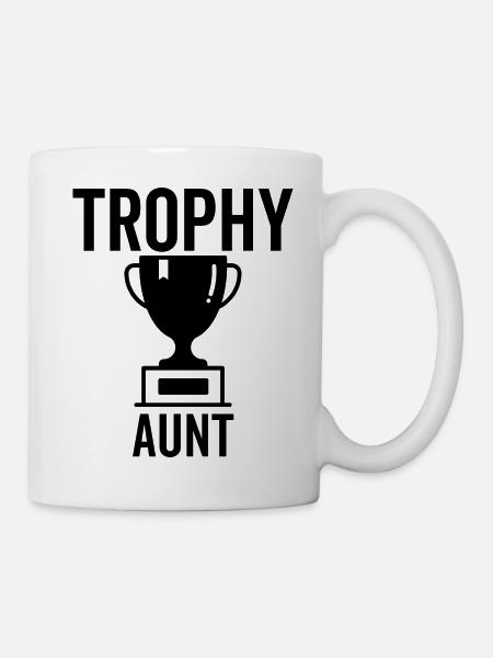Trophäe Tante - Tasse - Weiß