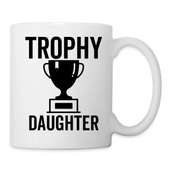 Trophée Fille - Mug blanc - blanc - Droite