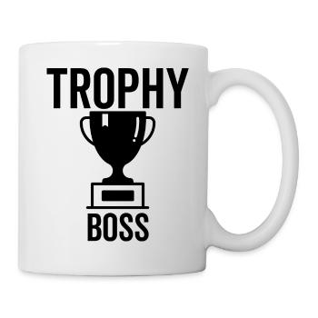 Boss du trophée - Mug blanc - blanc - Droite