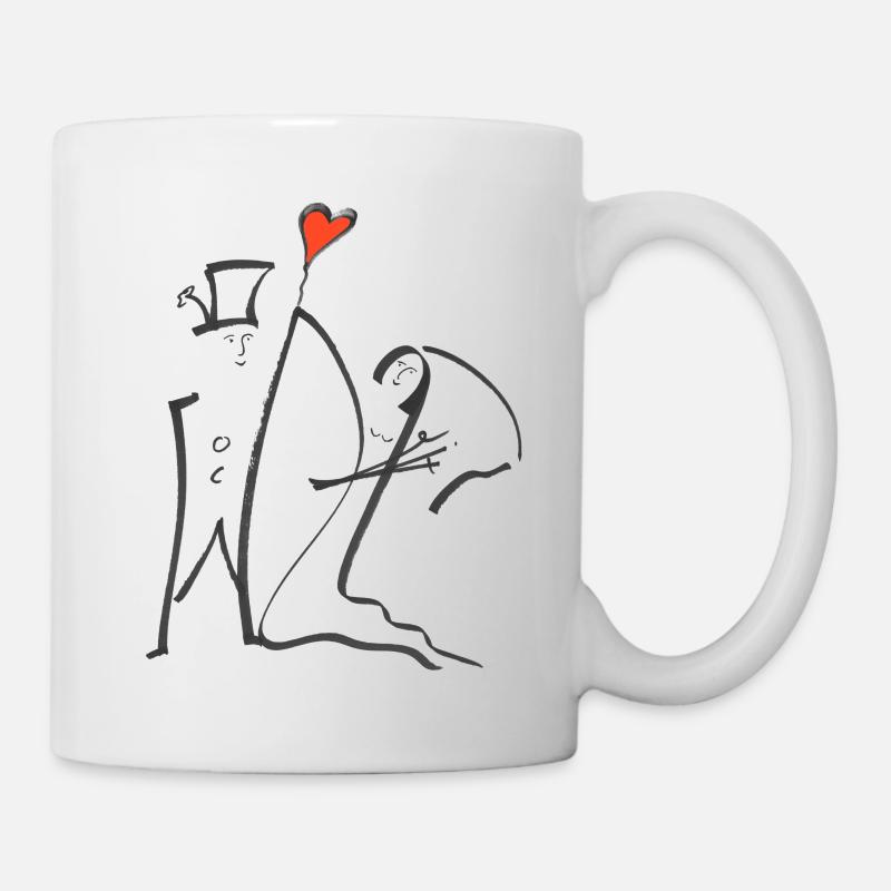 Hochzeit - Tasse - Weiß