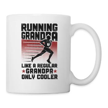 Running Runner Half Marathon - Tasse - Weiß - Rechts
