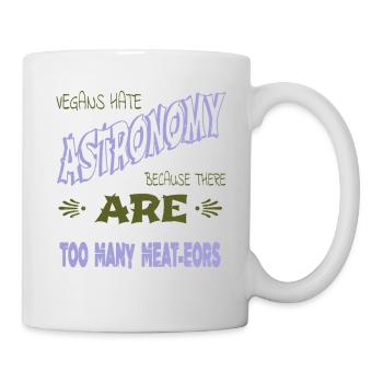 birthday present idea christmas planets - Tasse - Weiß - Rechts