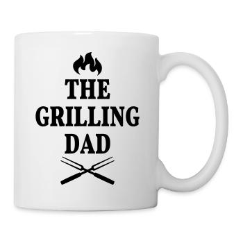 Papa grill Grill King Grill Master Barbecue BBQ - Mug - white - Right