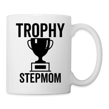 Trophäe Stiefmutter - Tasse - Weiß - Rechts