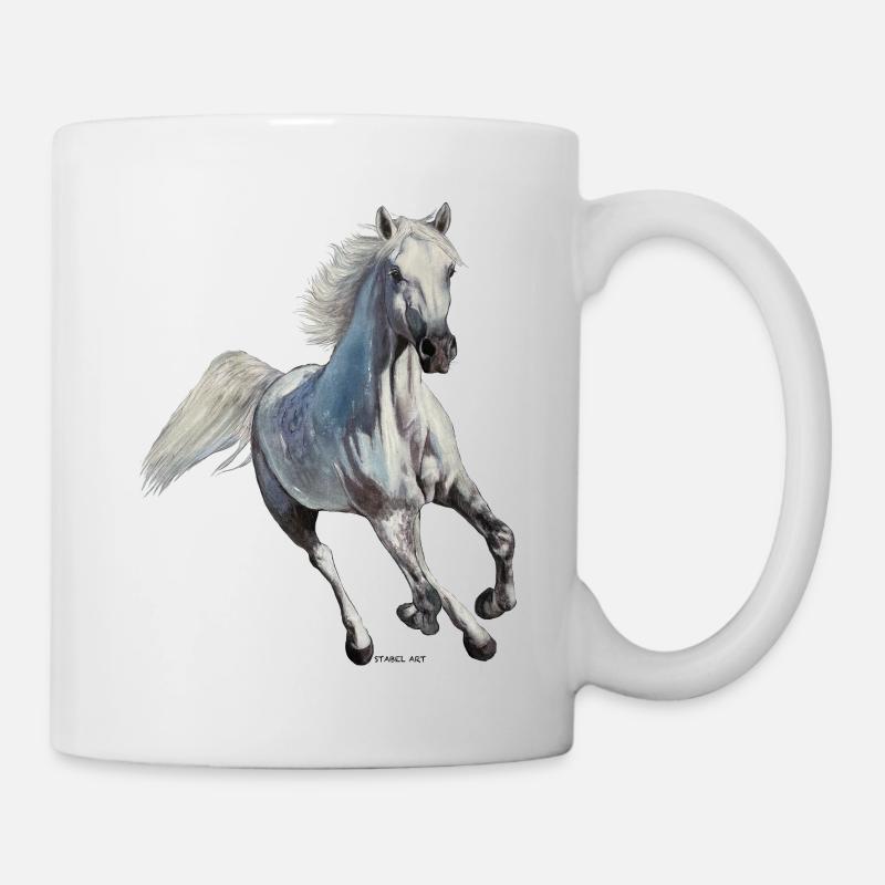 Cheval - Mug blanc - blanc