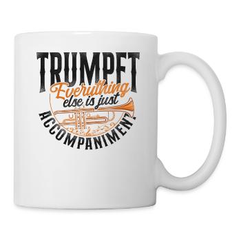 Trumpet Player Vintage Trumpet - Tasse - Weiß - Rechts