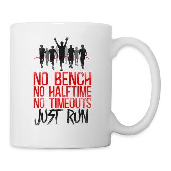 Running Runner Half Marathon - Tasse - Weiß - Rechts