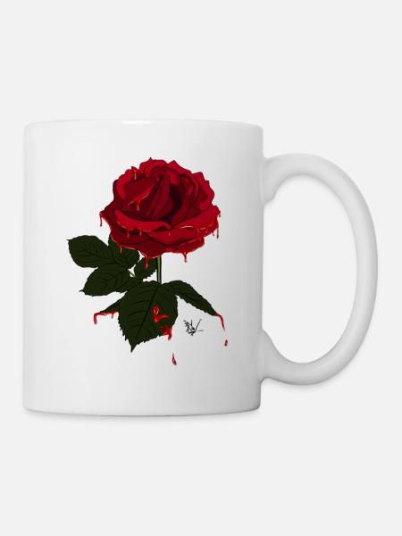 L’amour qui saigne. - Mug blanc - blanc