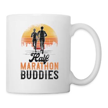 Running Runner Half Marathon - Tasse - Weiß - Rechts