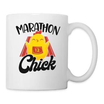 Running Runner Half Marathon - Tasse - Weiß - Rechts