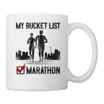 Running Runner Half Marathon - Tasse - Weiß - Rechts