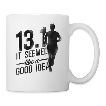 Running Runner Semi-marathon Demi-marathon - Mug blanc - blanc - Droite