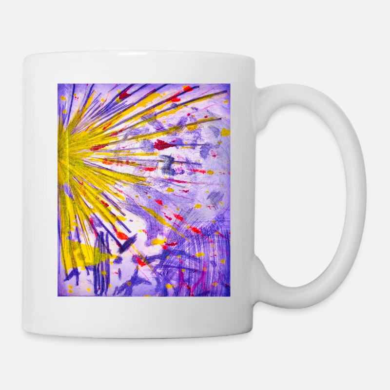 Abstract Art - Tasse - Weiß
