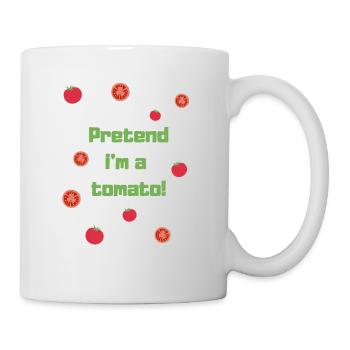 I pretend to be a tomato! - Mug - white - Right