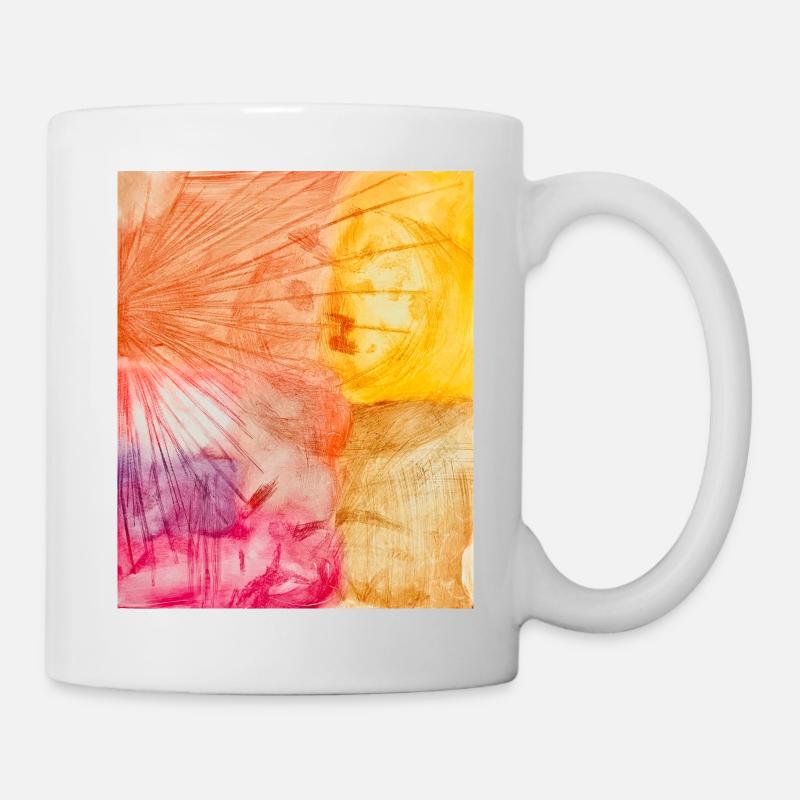 Abstract Art - Tasse - Weiß