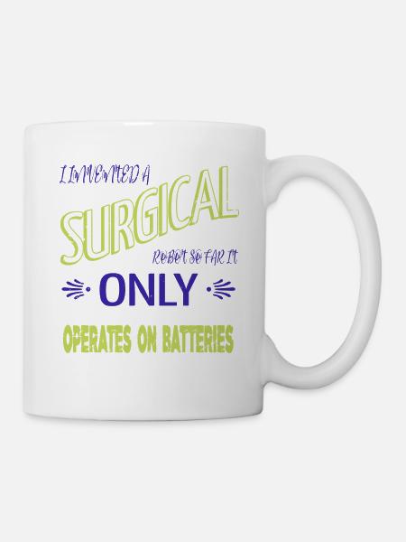 funny gift artificial awesome - Tasse - Weiß