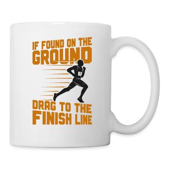 Running Runner Semi-Marathon - Mug blanc - blanc - Droite