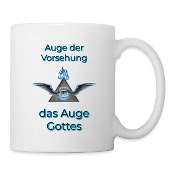 Auge Gottes / Auge der Vorsehung - Tasse - Weiß - Rechts