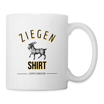 Produkt im Ziegen Shirt Design - Tasse - Weiß - Rechts