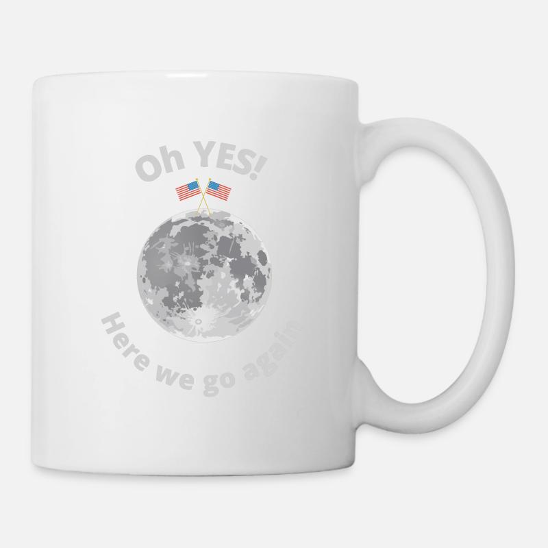 Oh YES! Back to the topic! Back to the moon! - Mug - white