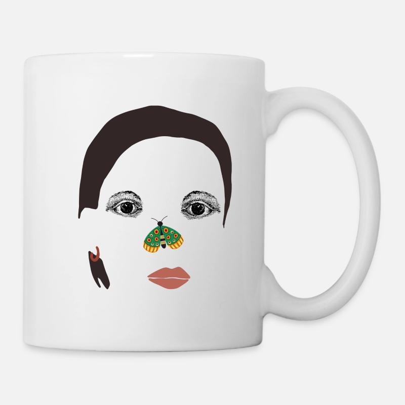 Moderne Kunst / Freestyle - Tasse - Weiß