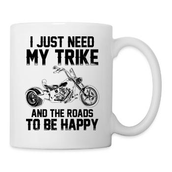 Trike - Tasse - Weiß - Rechts