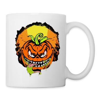 Evil pumpkin - Mug - white - Right