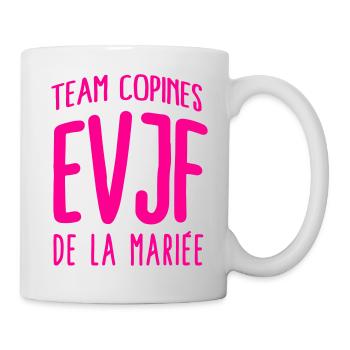 Copines EVJF équipe de la mariée - Mug blanc - blanc - Droite