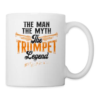 Trompettiste Vintage L’Homme Le - Mug blanc - blanc - Droite