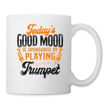 Trumpet Player Vintage Today's - Tasse - Weiß - Rechts