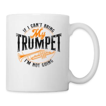 Trumpet Player Vintage If I Can't - Tasse - Weiß - Rechts
