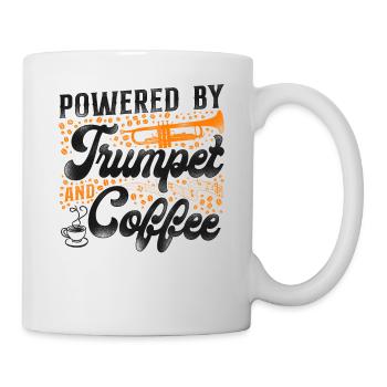 Trompettiste Café Vintage - Mug blanc - blanc - Droite