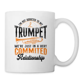 Trumpet Player Vintage I'm Not - Tasse - Weiß - Rechts