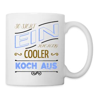backen 100% vegan vegan lustig steak weihnachten - Tasse - Weiß - Rechts