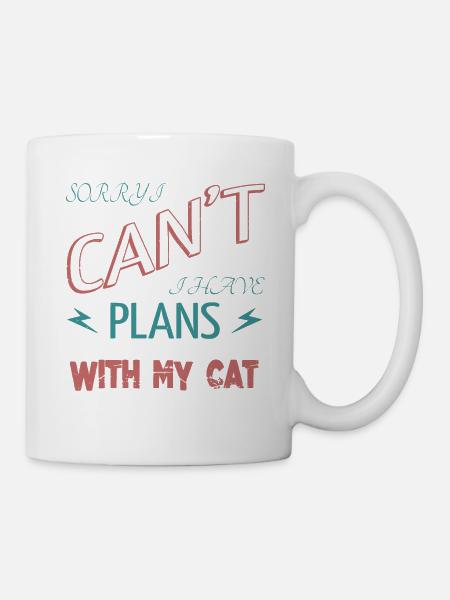J’aime les chats chat persan propriétaire de chat anti animal - Mug blanc - blanc