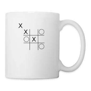 Astuce TICTACTOE - Mug blanc - blanc - Droite