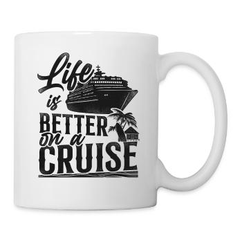 Croisière Vacances Vintage Life - Mug blanc - blanc - Droite