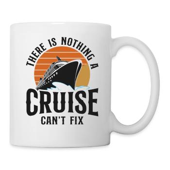 Cruise Ship Vacation Retro There - Mug - white - Right