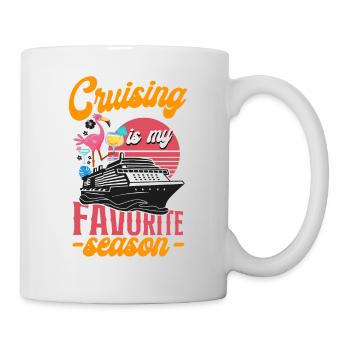 Cruise Ship Vacation Girl Cruising - Mug - white - Right